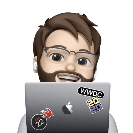 Person peeking from behing laptop